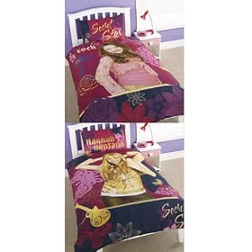 CharacterWorld Hannah Montana Alter Ego Single Reversible Panel Duvet Set
