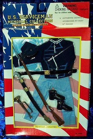 Childrens Toyshop  Toys : Soldiers of the World Civil War Outfit for 12" Action Figure