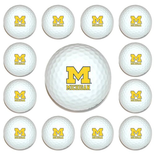 Michigan Wolverines Dozen Pack Of Golf Balls From Team Golf
