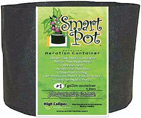 1 Gallon Smart Pot Round Fabric Pot Sunlight Supply 724700