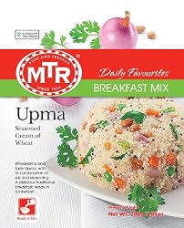 MTR Upma Mix Instant Dry Mix, 7.04-Ounce Pouches (Pack of 30)