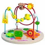 Eichhorn 100003708 - Große Motorikschleife, Safari - 19x25x19cm - 2 Schleifen mit versch. Elementen -