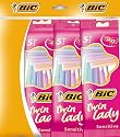 BiC Twin Lady Twin Blade Disposable Shaver 5 Packs of 5