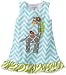 Mud Pie Baby-Girls Safari Giraffe Racerback Dress, Multi, 12-18 Months