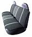 Allison 65-1919GRY Gray Diamond Back Large Bench Truck Seat Cover - Pack of 1