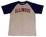 Illinois Fighting Illini Nike Short Sleeve Raglan Youth Tee
