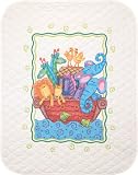 Noah's Ark Quilt Stamped Cross Stitch Kit-34X43