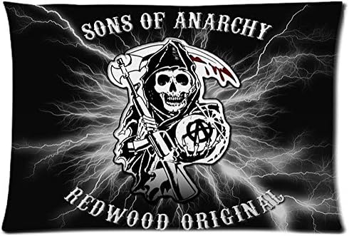 Ulive Creative Design Pillow Cover Sons Of Anarchy The Hot Tv Opera Custom Throw Pillow Case Best Christmas Gift 20X30 Inch 2 Sides