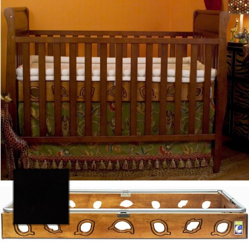 Secure Beginnings Heaven Sent Breathable Crib Mattress Base, Leaf-Espresso, Standard