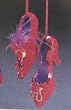 Red Hat Society Shoe Ornament