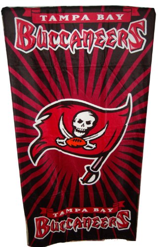 Beach Sports / Towel - Tampa Bay Buccaneers Sunburst