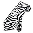 ZEBRA Animal Skin Print Neck Tie. SILK Men's NeckTie. ZEBRA Animal Skin Print Neck Tie. SILK Men's NeckTie.