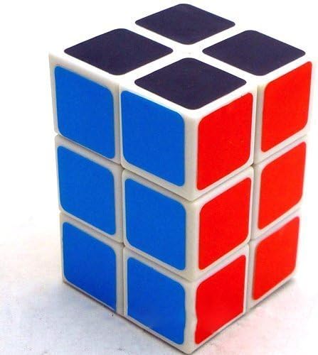 2x2x3 White Cuboid Cube Twisty Puzzle Smooth by Toy Puzzle