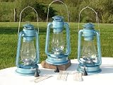 Butterfly #285 Jumbo Size Hurricane Lanterns, Set of 3