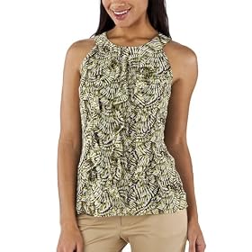 Merona® Women's Sleeveless Ruffle Top - Brown Print 