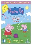 Peppa Pig Triple (Muddly Puddles, Flying a Kite, New Shoes) 3 Disc Vol 1-3 [DVD]