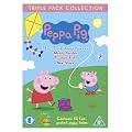 Peppa Pig Triple (Muddly Puddles, Flying a Kite, New Shoes) 3 Disc Vol 1-3 [DVD]