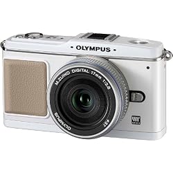 OLYMPUS PENマイクロ一眼 E-P1 パンケーキキット ホワイト E-P1 PKIT-WHT