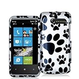 Dog Paw Design Crystal Hard Skin Case Cover for HTC Arrive T7575 / 7 Pro Ne ....