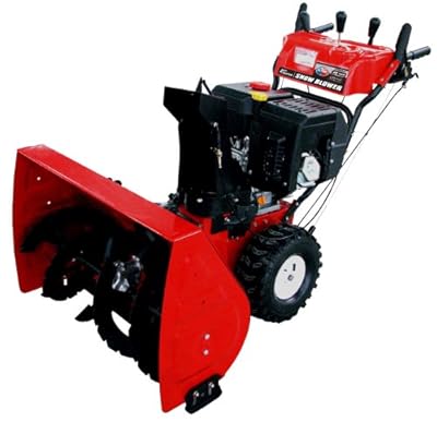 All Power America APSB2621 26-Inch 302cc 4-Stroke Gas Powered Two Stage Snow Thrower With Electric Start
