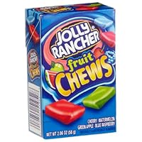 Jolly Rancher Fruit Chews, Assorted Flavors, 2.06-Ounce Boxes (Pack of 24)