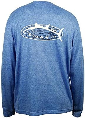 Bluefin Pacifica Technical Long Sleeve Shirt - Light Blue - 2XL