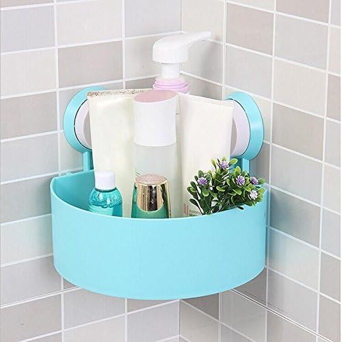 Bathroom Shower Corner Storage Shelf Shower Caddy Holder Rack Organizer Sucker