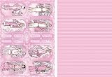 Cavendish Ladies Die-Cut Punch Out Card 2-Sheet Pack-Cameos Chiffon Pink