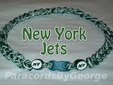NFL New York Jets 3-Rope x50 Titanium Tornado Sport Necklace - 18"