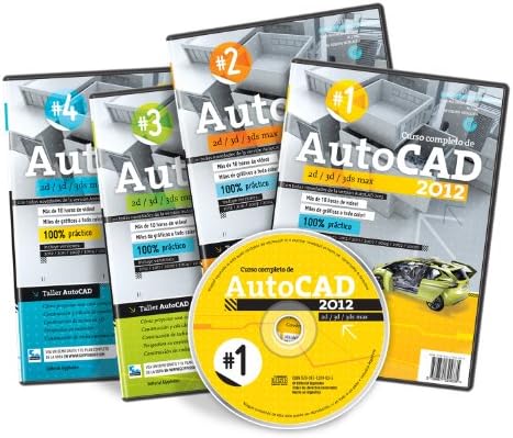 AutoCAD 2012, Curso Completo, 2D/ 3D/ 3DS Max, en 4CDRoms (Spanish Edition)