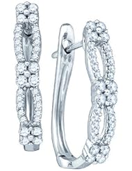0.52CTW DIAMOND FASHION HOOPS