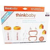 thinkbaby All In One Bottle, Orange/Clear