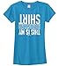 Threadrock Big Girls' This Is My Handstand Shirt Fitted T-Shirt L Turquoise