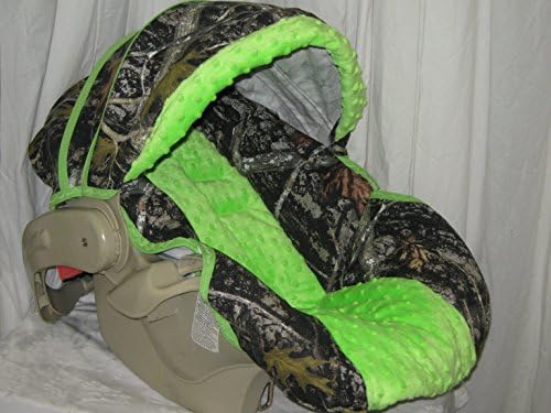 Lime Realtree True Timber Camo Graco Snugride Carseat Cover and Canopy