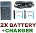 2X BATTERY+CHARGER KODAK KLIC-7004 M1033 M1093 IS V1073