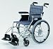 軽量コンパクト自走・介助式車いす（アルミ製・介助ブレーキ付き）HTB-20D-CB（チェックブルー）