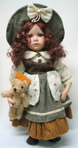 K&uuml;nstlerpuppe - Porzellanpuppe - Sammlerpuppe ca. 52 cm \"HEIDI\" Limitierte Auf Preisvergleich