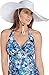 Coolibar UPF 50+ Women's Shelby Shapeable Poolside Hat - Sun Protective (One Size- White)