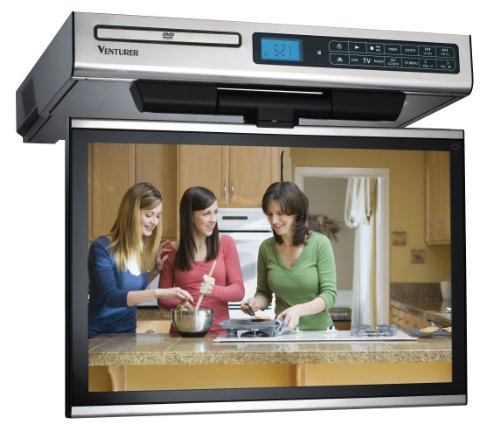 Greatest Buy Venturer KLV3915 15.4-Inch Undercabinet Kitchen LCD TV/DVD Combo
