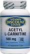 Acetyl L-Carnitine 500 mg by Vitamin Discount Center 30 Vegetarian Capsules Acetyl L-Carnitine 500 mg by Vitamin Discount Center 30 Vegetarian Capsules
