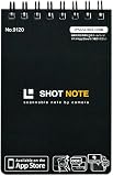 ショットノート SHOT NOTE （ツインリングタイプ）Sサイズ 黒（表紙色） No.9120