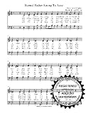 Eternal Father strong to save SATB W/Pratice CD A Capella Choral Sheet Music.5 copies of song and 5 practice CD's included