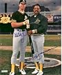 Mark McGwire & Reggie Jackson Autographed Oakland A's 8x10 Photo - Dual Signed