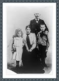 Historic Print (S): [Capt. Alfred Dreyfus, full-length portrait, standing, facing front, with wife(?) and tw