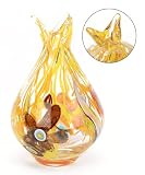 100% Handcraft Murano Glass Art Yellow Millefiori