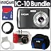 Intova IC10 10MP 3X Sports Digital Camera With Waterproof Underwater Housing + 4GB Accessory Kit
