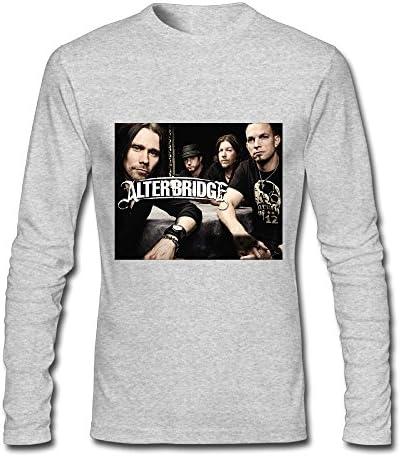 Men's Alter Bridge - The Last Hero Tour Poster Popular Long Sleeve Tee HeatherGray