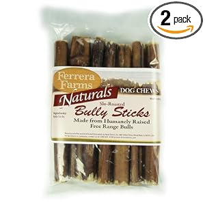 2-pack 7-count Ferrera Farms 6" Regular Bully Stick $10.20