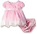 Nannette Little Girls Petal Dress, Pink, 6-9 Months