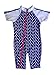 SwimZip Baby Girl Short Sleeve Sunsuit with UPF 50+ UV Sun Protection